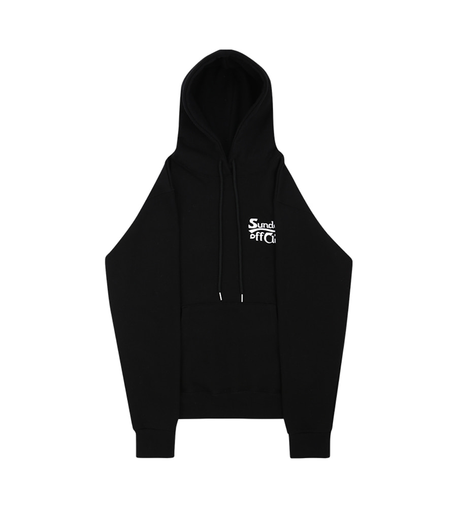 Season logo heavy Terry hoodie - Black