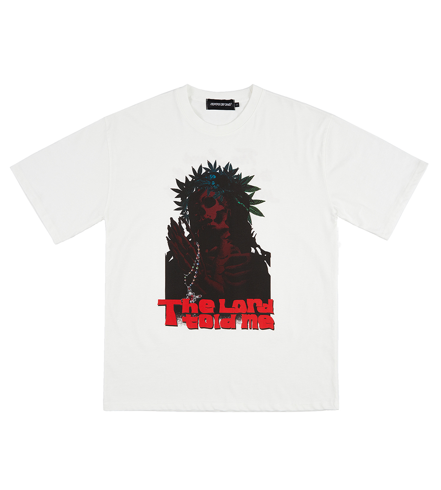 LORD TOLD ME Short Sleeve - White