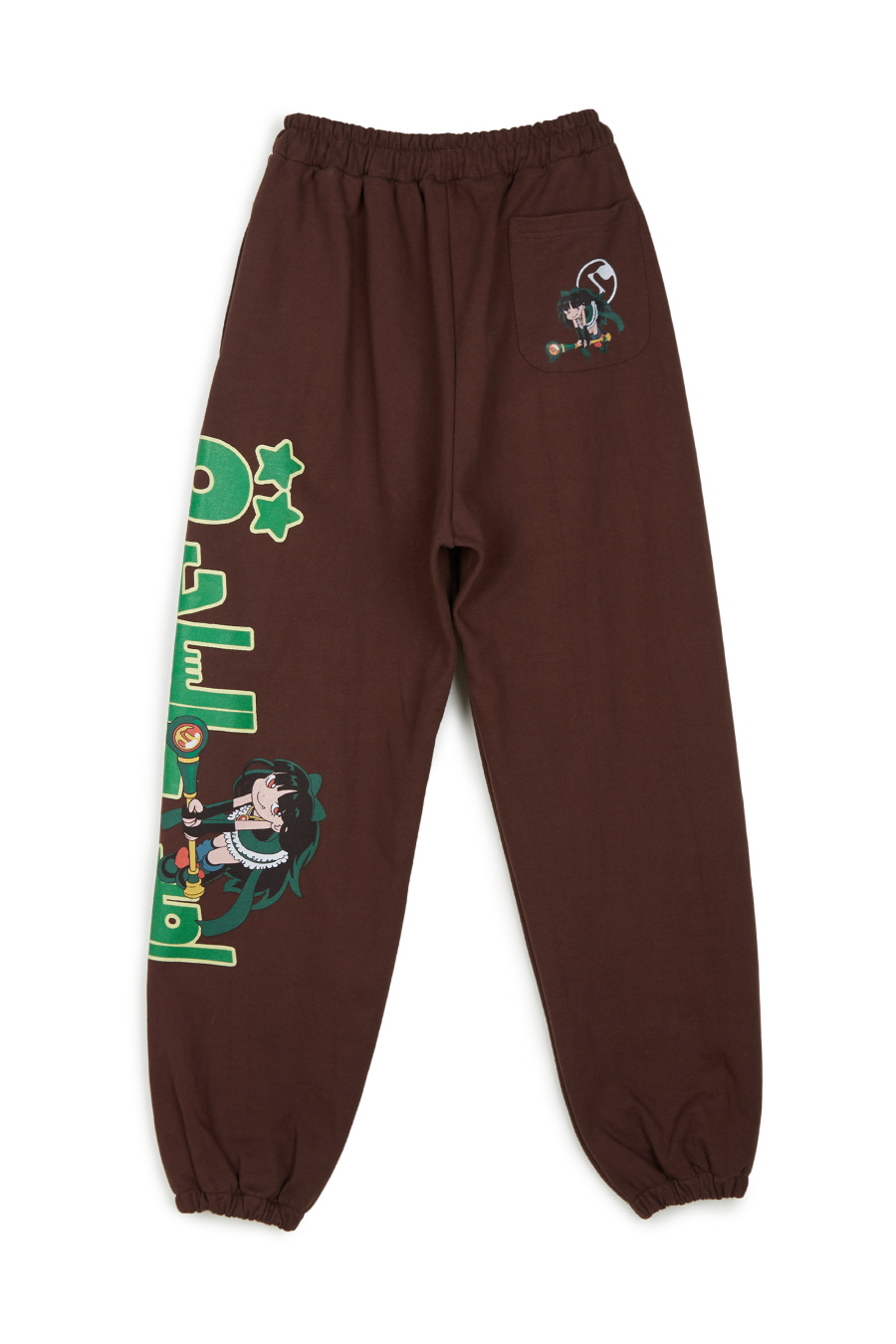 THE WITCH Heavy Weight Fleece Sweat Pants - Hickory Brown